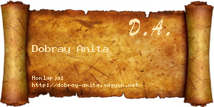 Dobray Anita névjegykártya